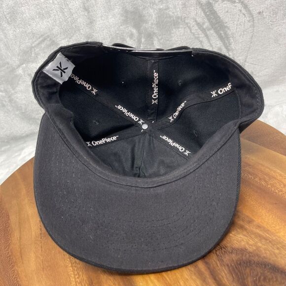 OnePiece Hat Mens One Size Black Multi-color Aztec Print Adjustable Snapback - Picture 8 of 12